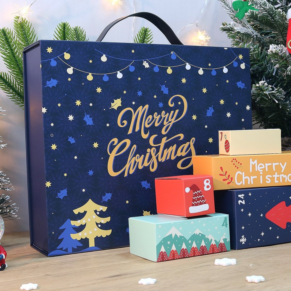 Christmas lifestyle view for Gift Box A