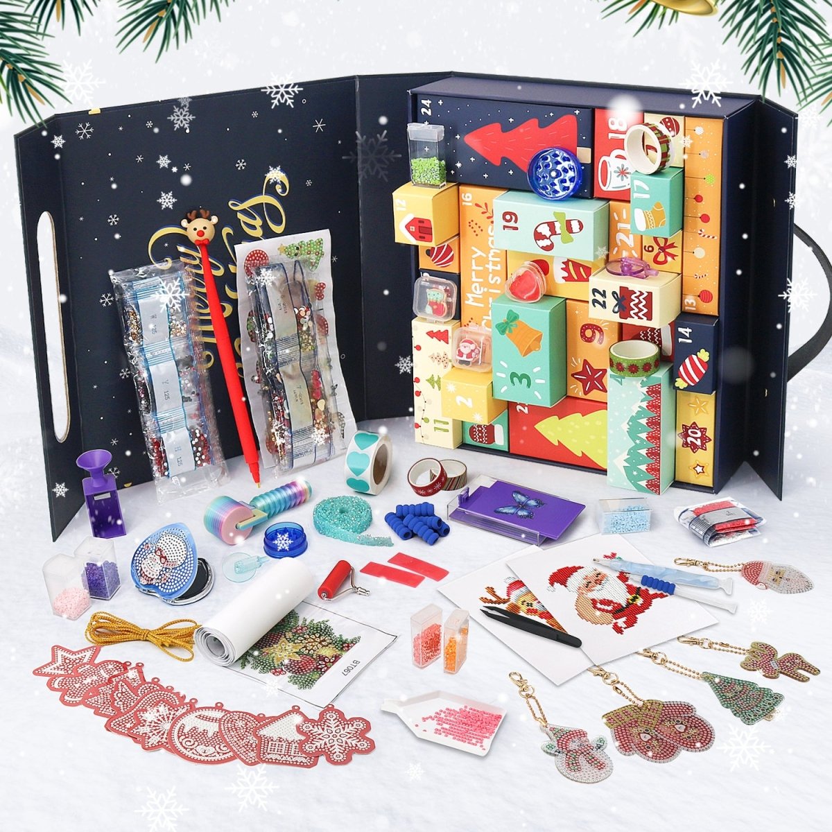 Diamond art projects and accessories for Gift Box A