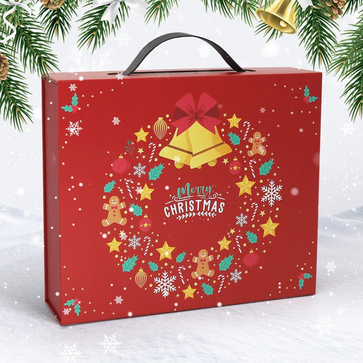 Diamond painting advent calendar Gift Box B in a Christmas setting