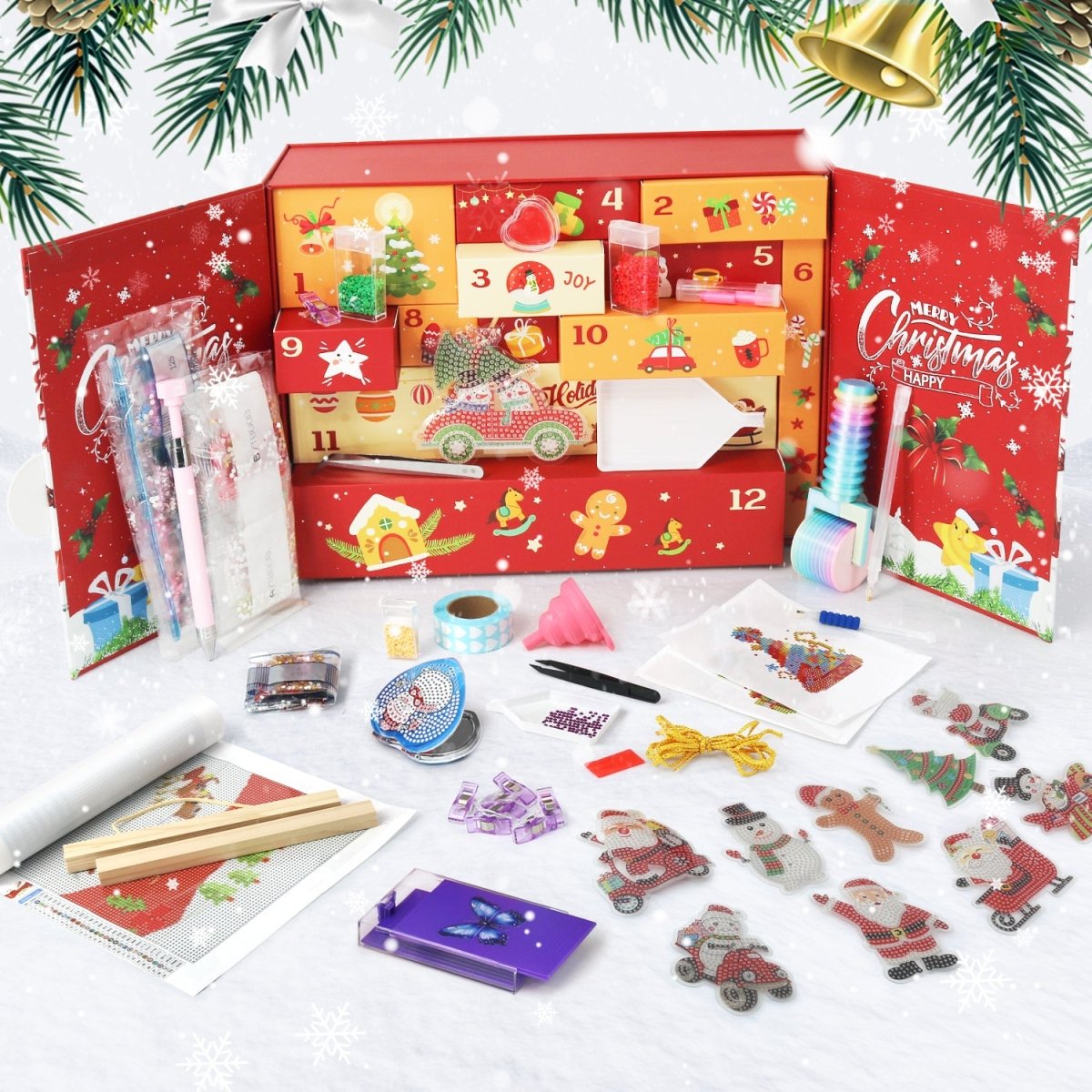 Diamond art projects and accessories for Gift Box D