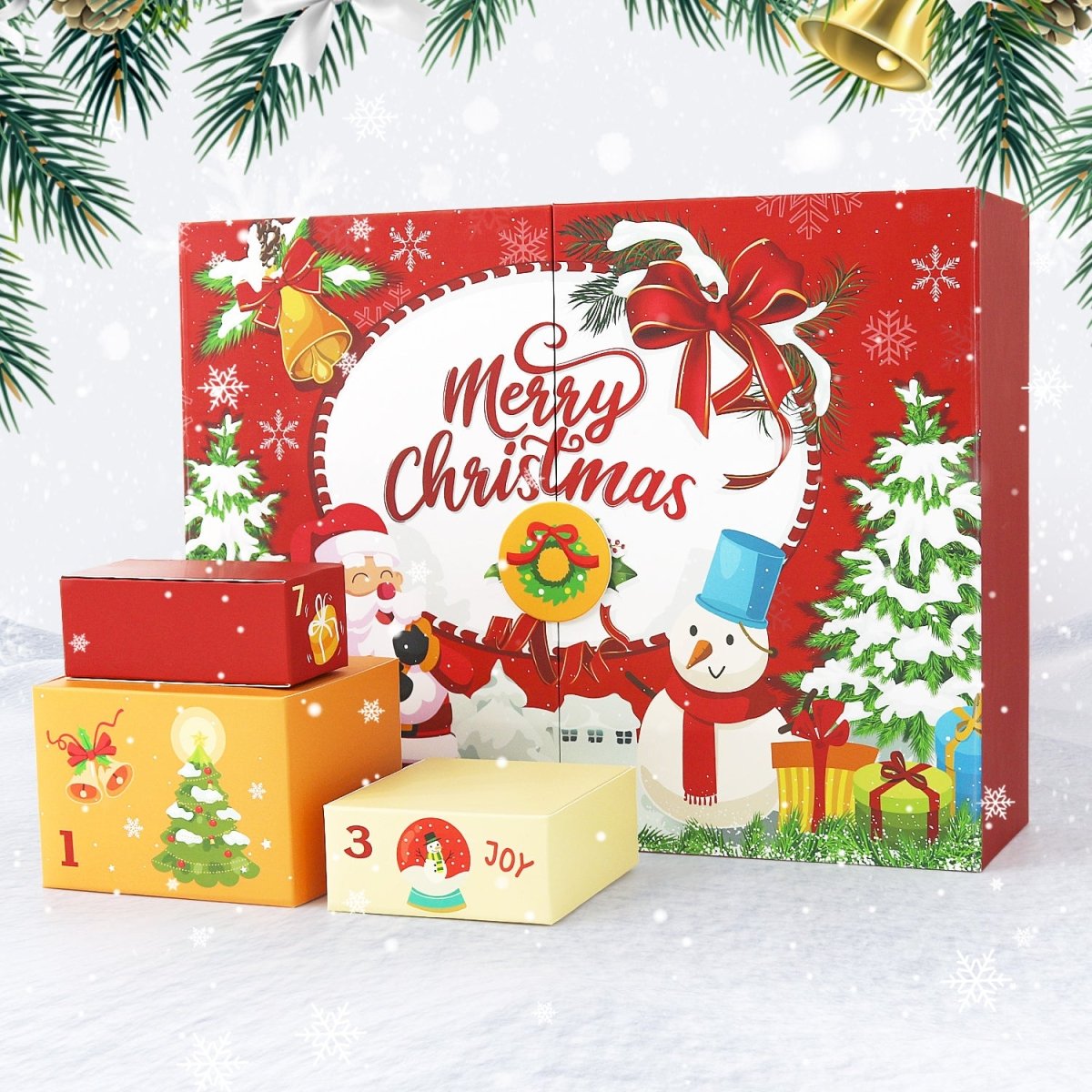 Christmas lifestyle view for Gift Box D