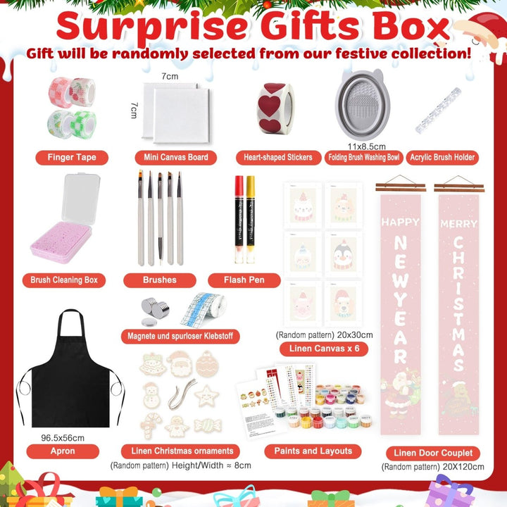 Paint By Numbers Kit2026 Gift Box Set B - isuvio
