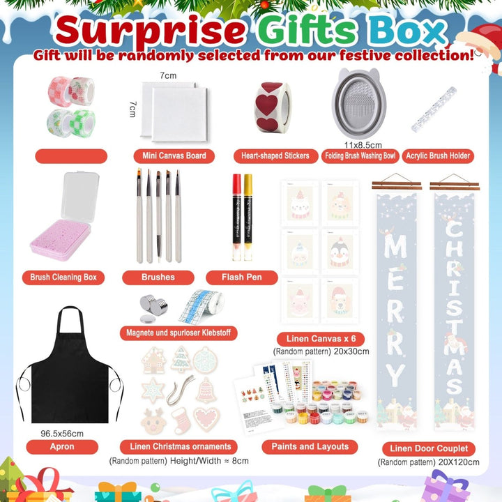 Paint By Numbers Kit2026 Gift Box Set C - isuvio