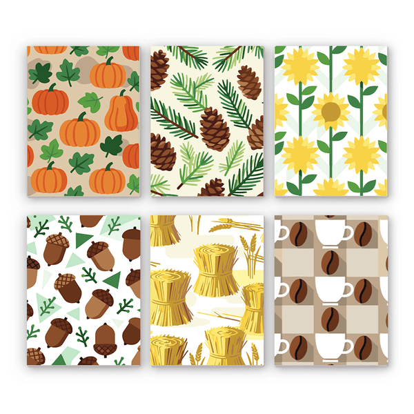 Mini Paint By Numbers SetAutumn Pattern Set - isuvio