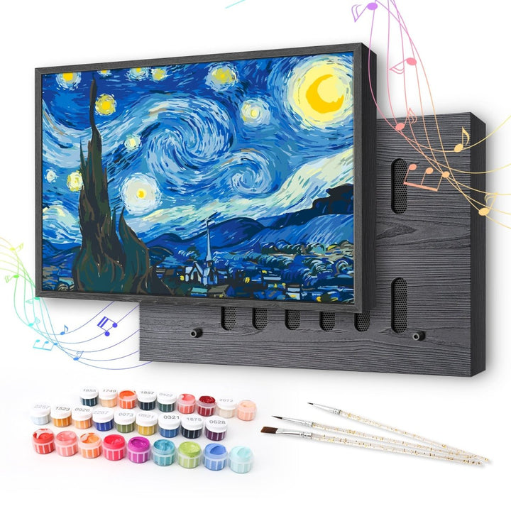 Paint By Numbers KitBluetooth Speaker - Starry Night - isuvio