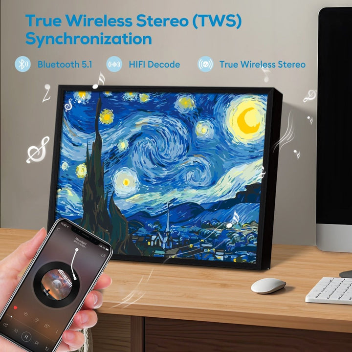 Paint By Numbers KitBluetooth Speaker - Starry Night - isuvio