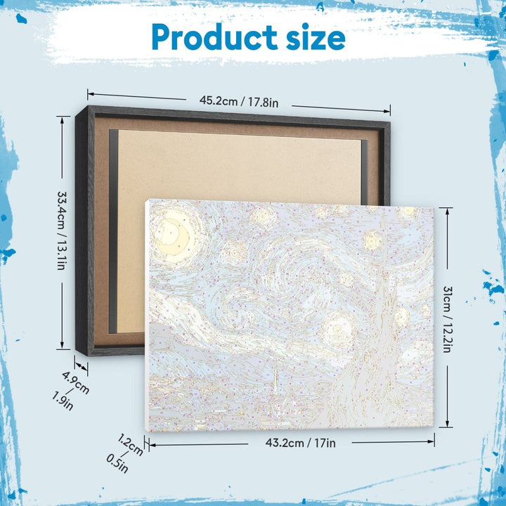 Paint By Numbers KitBluetooth Speaker - Starry Night - isuvio