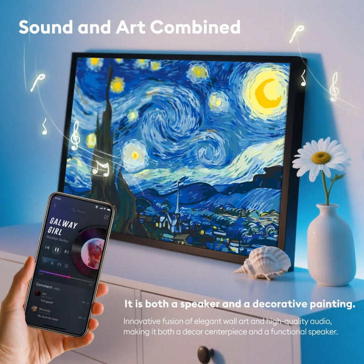 Paint By Numbers KitBluetooth Speaker - Starry Night - isuvio
