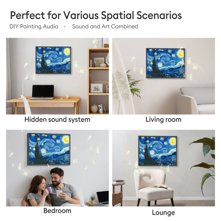 Paint By Numbers KitBluetooth Speaker - Starry Night - isuvio