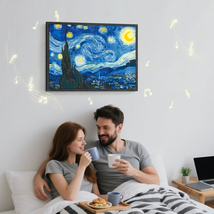 Paint By Numbers KitBluetooth Speaker - Starry Night - isuvio