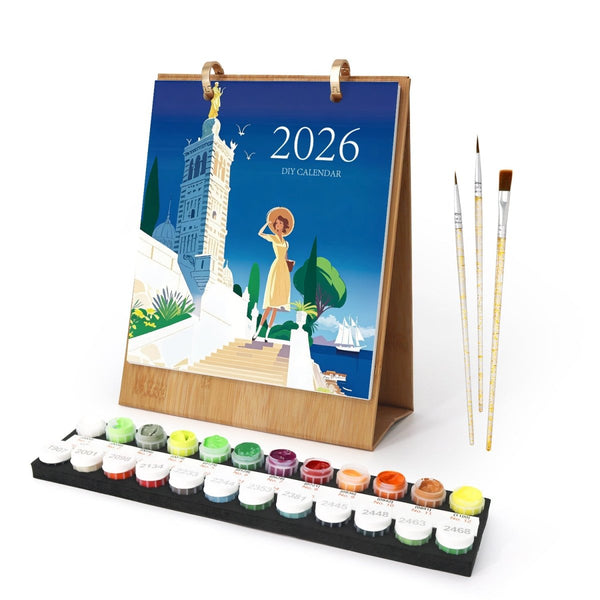 Paint By Numbers KitCalendar 2026 No.7 - isuvio