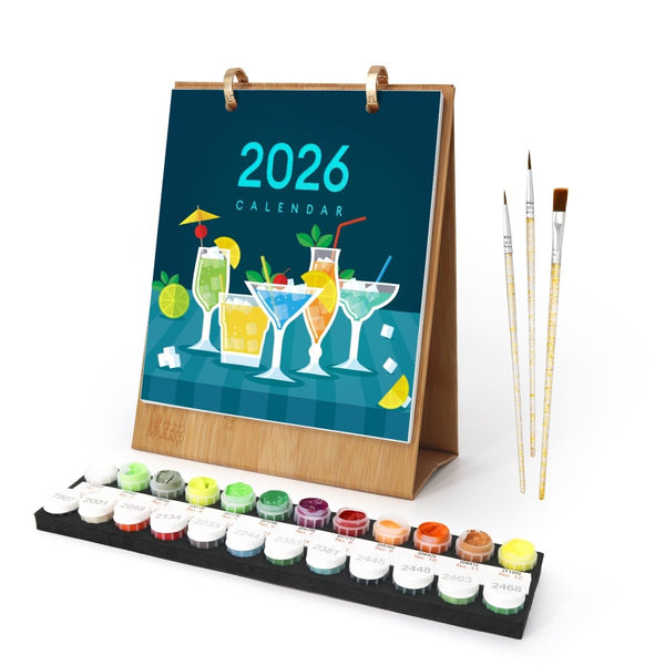 Paint By Numbers KitCalendar 2026 No.8 - isuvio