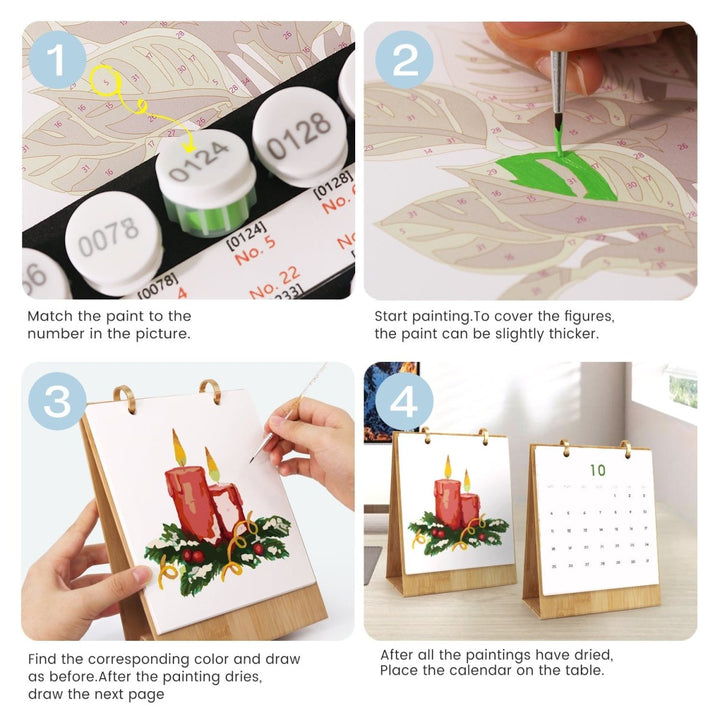 Paint By Numbers KitCalendar 2026 No.9 - isuvio