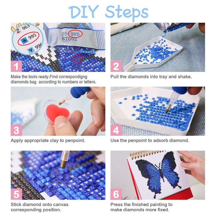 Diamond Painting KitsCalendar Butterfly - isuvio