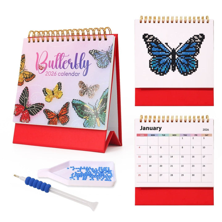 Diamond Painting KitsCalendar Butterfly - isuvio