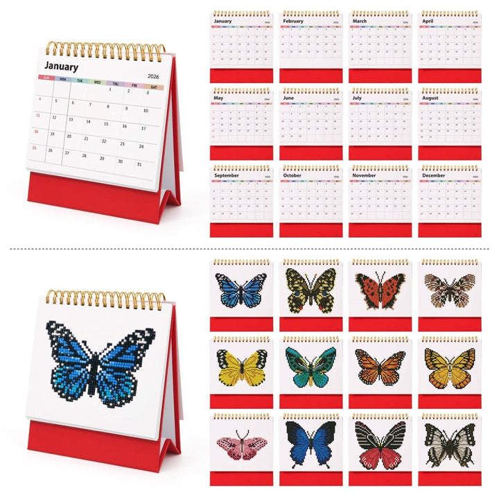 Diamond Painting KitsCalendar Butterfly - isuvio