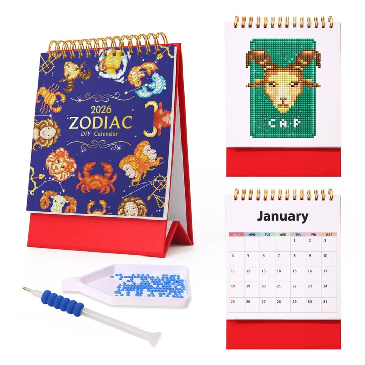 Diamond Painting KitsCalendar Constellation - isuvio