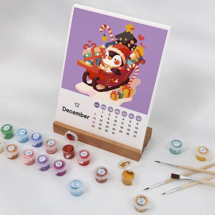 Paint By Numbers KitCalendar No.1 - isuvio