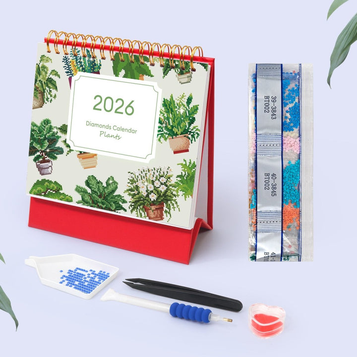 Diamond Painting KitsCalendar Plants - isuvio