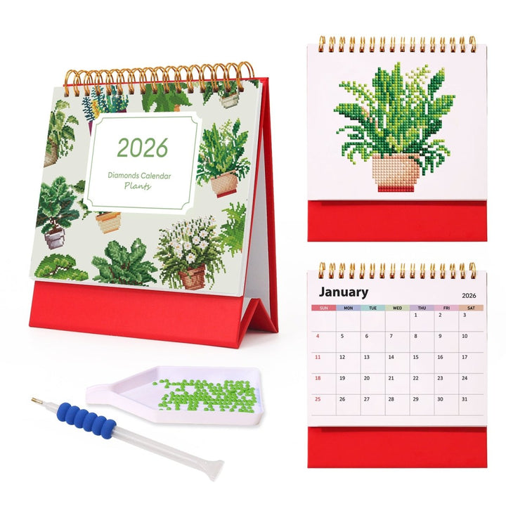 Diamond Painting KitsCalendar Plants - isuvio