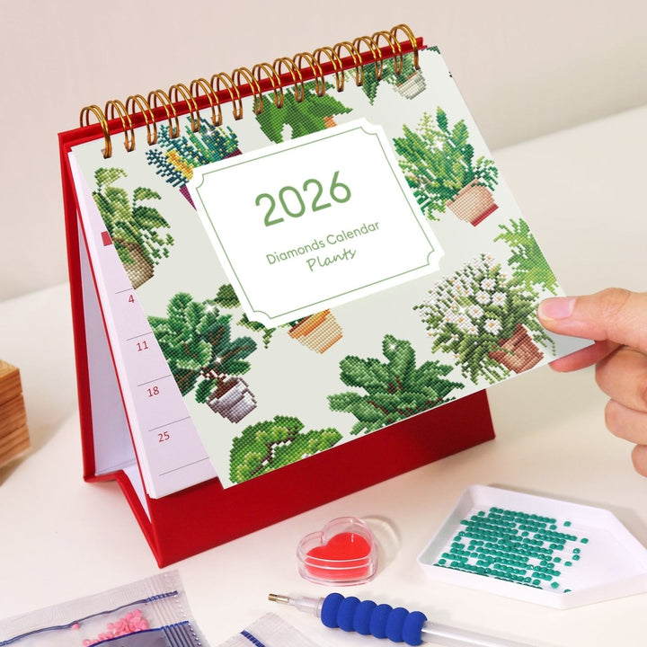 Diamond Painting KitsCalendar Plants - isuvio