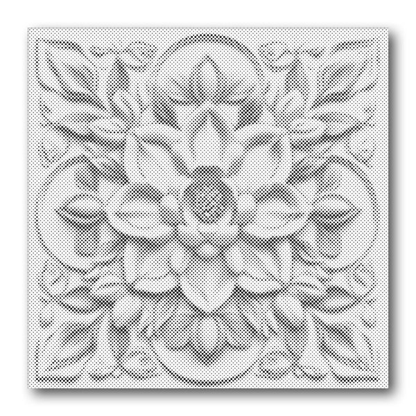 Dot PaintingCamellia Mandala - isuvio