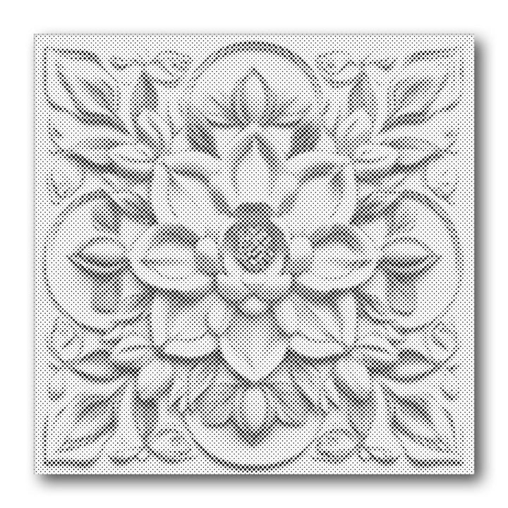 Dot PaintingCamellia Mandala - isuvio