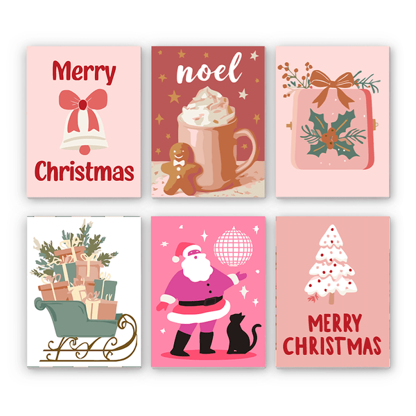 Mini Paint By Numbers SetChristmas Set – Bell Cocoa Mug Gift Santa Tree - isuvio