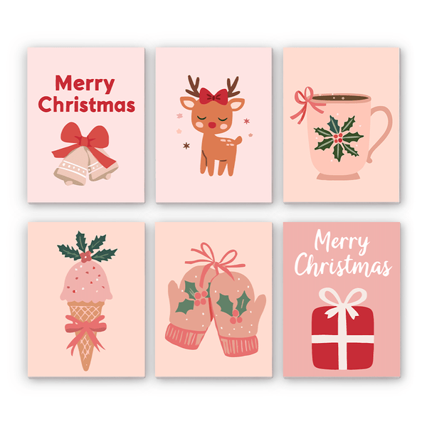 Mini Paint By Numbers SetChristmas Set – Bell Reindeer Mug Mittens Gift - isuvio