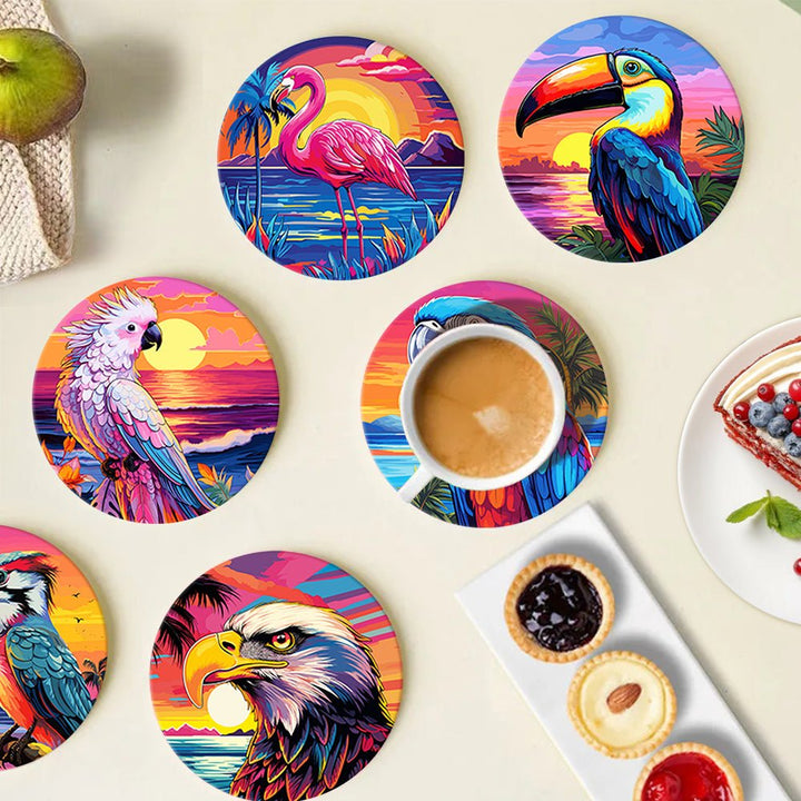 Paint By Numbers KitCoasters Birds No.5 - isuvio