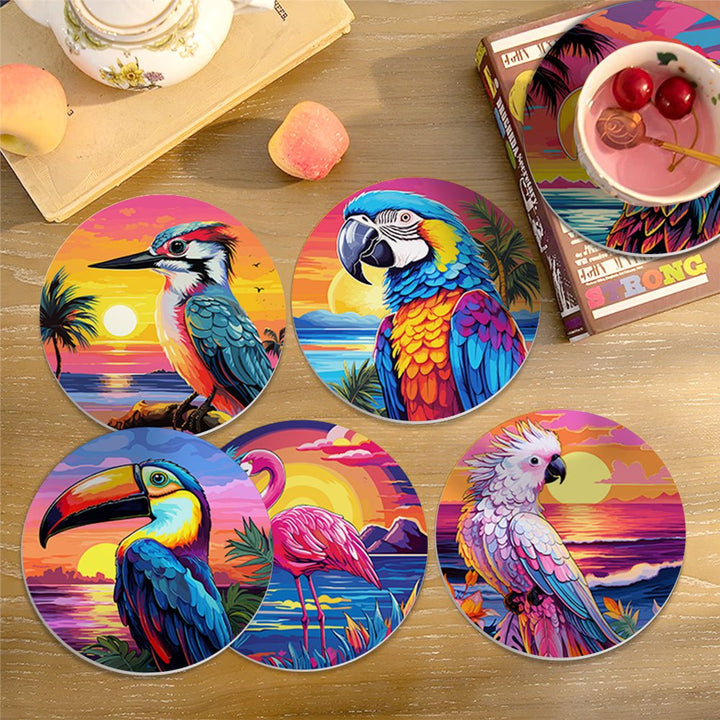 Paint By Numbers KitCoasters Birds No.5 - isuvio