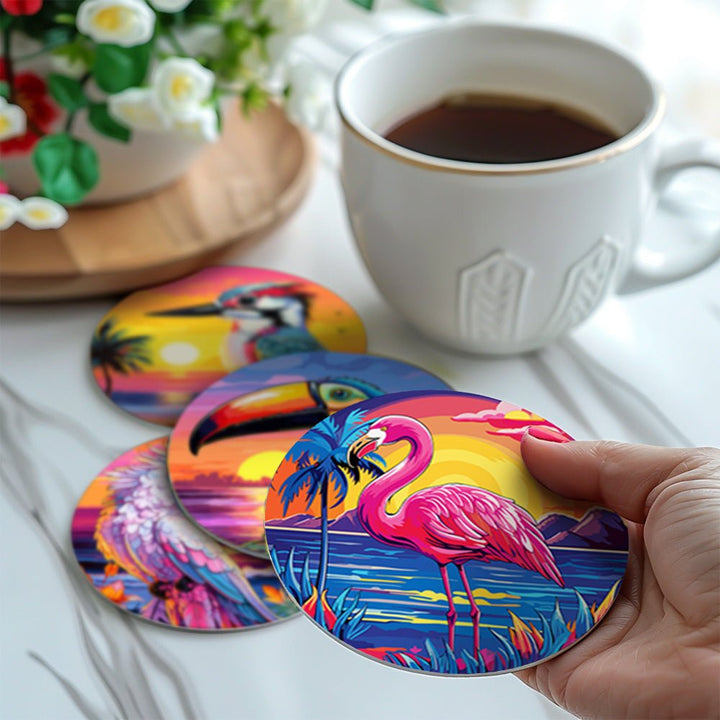 Paint By Numbers KitCoasters Birds No.5 - isuvio