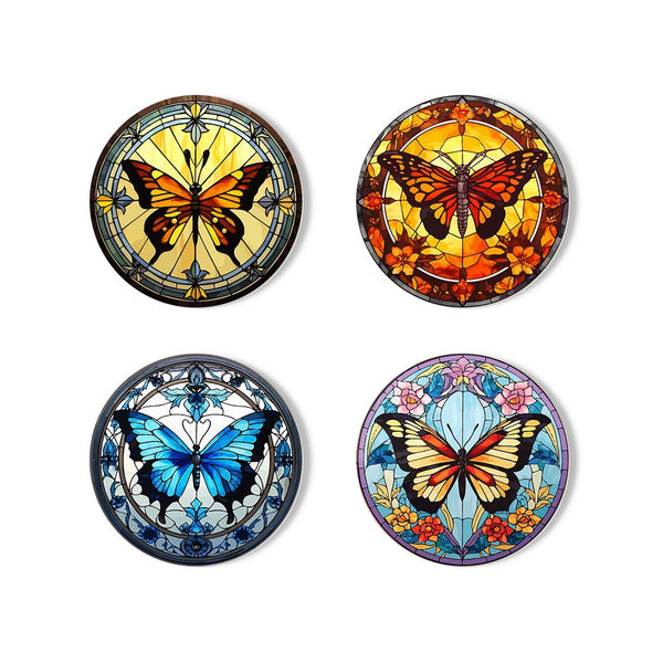 Paint By Numbers KitCoasters Butterfly No.10 - isuvio