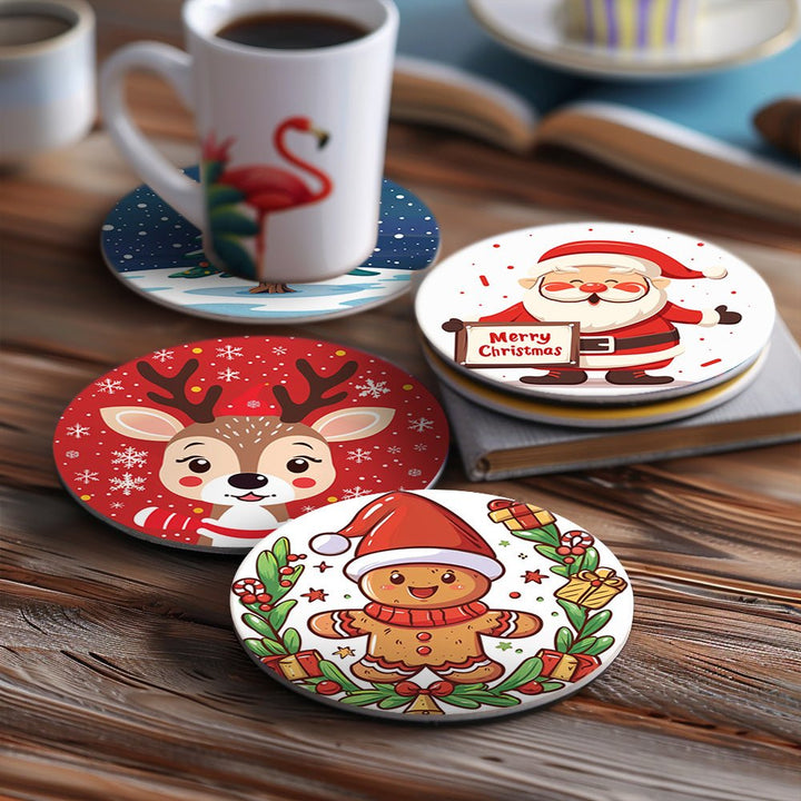 Paint By Numbers KitCoasters Chirstmas No.6 - isuvio