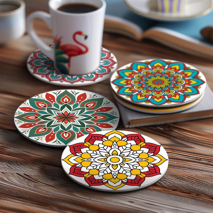 Paint By Numbers KitCoasters Mandala No.2 - isuvio