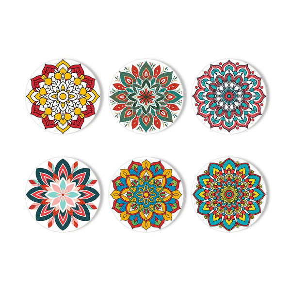 Paint By Numbers KitCoasters Mandala No.2 - isuvio