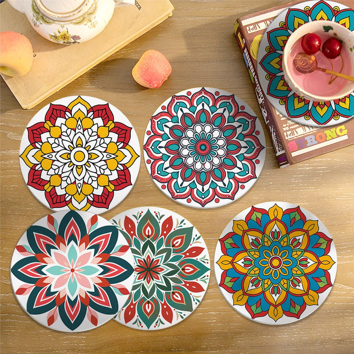 Paint By Numbers KitCoasters Mandala No.2 - isuvio