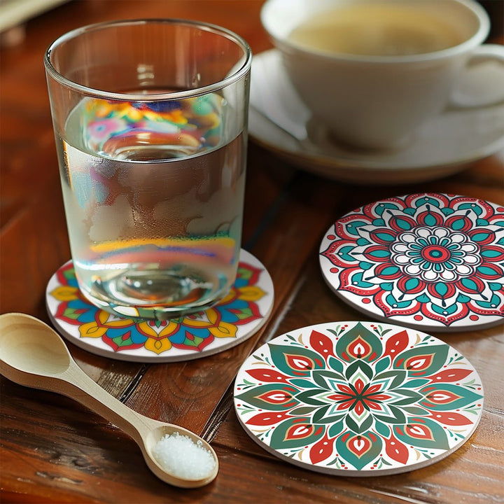 Paint By Numbers KitCoasters Mandala No.2 - isuvio