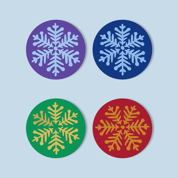 Paint By Numbers KitCoasters Snowflake No.13 - isuvio