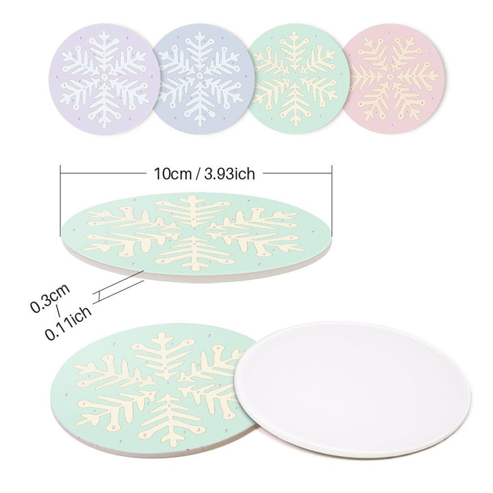 Coasters Snowflake No.13 - isuvio