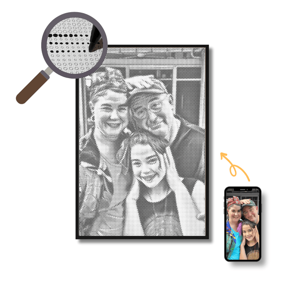 Dot PaintingCustom Dot Painting Own Photo - isuvio