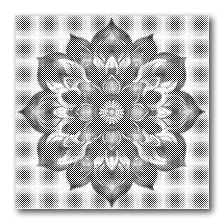 Dot PaintingDahlia Mandala - isuvio