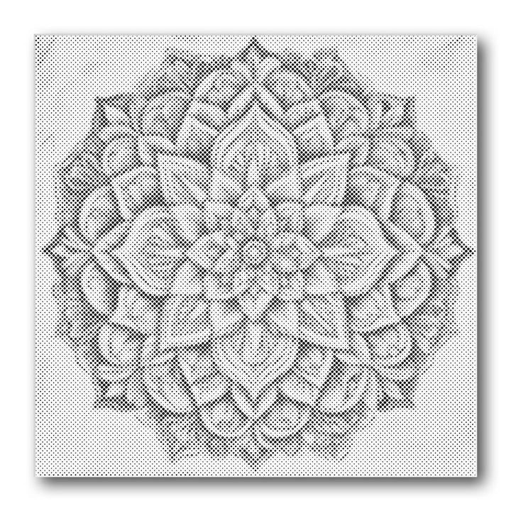 Dot PaintingDahlia Rosette - isuvio