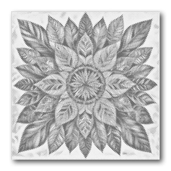 Dot PaintingDaisy Rosette Mandala - isuvio