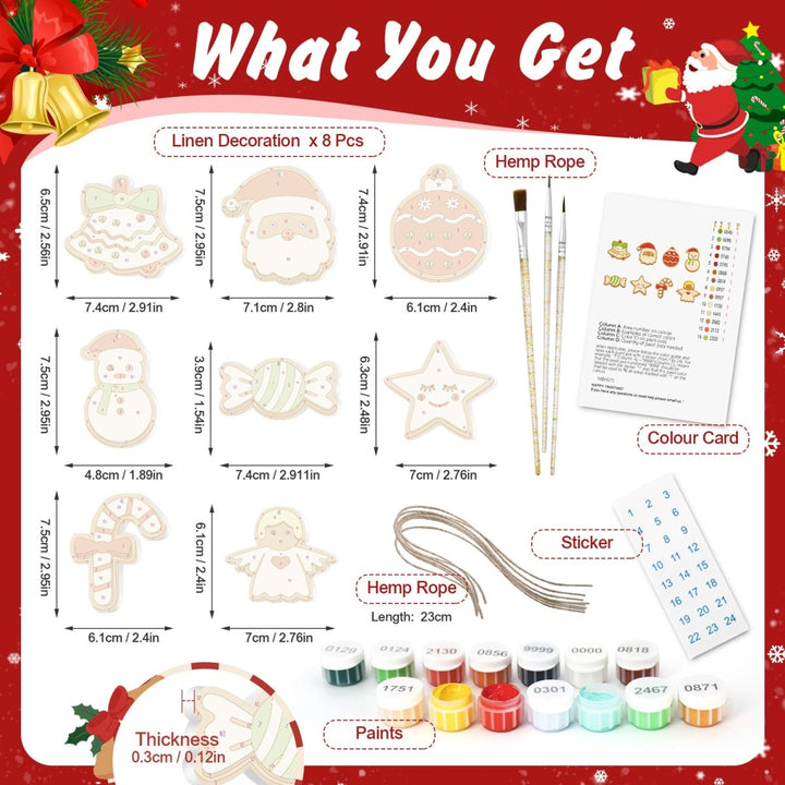 Decorative slice Christmas No.15 - isuvio