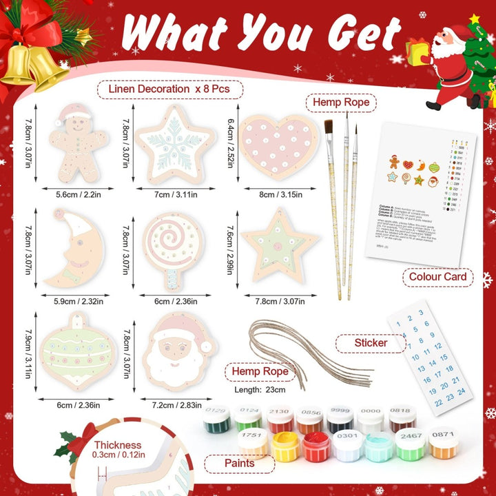 Decorative slice Christmas No.5 - isuvio