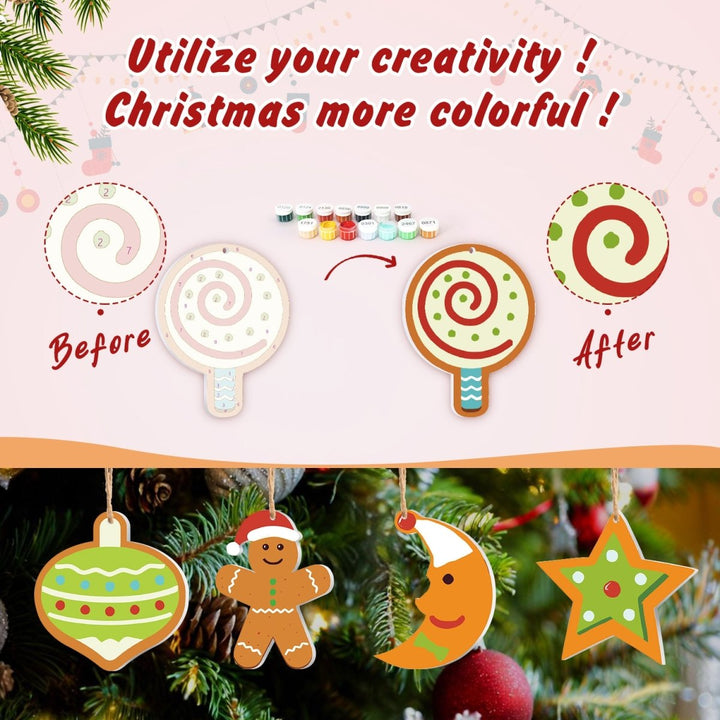 Decorative slice Christmas No.5 - isuvio