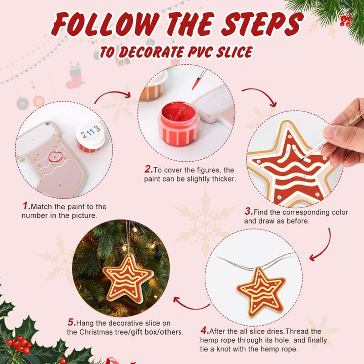 Decorative slice Christmas No.8 - isuvio