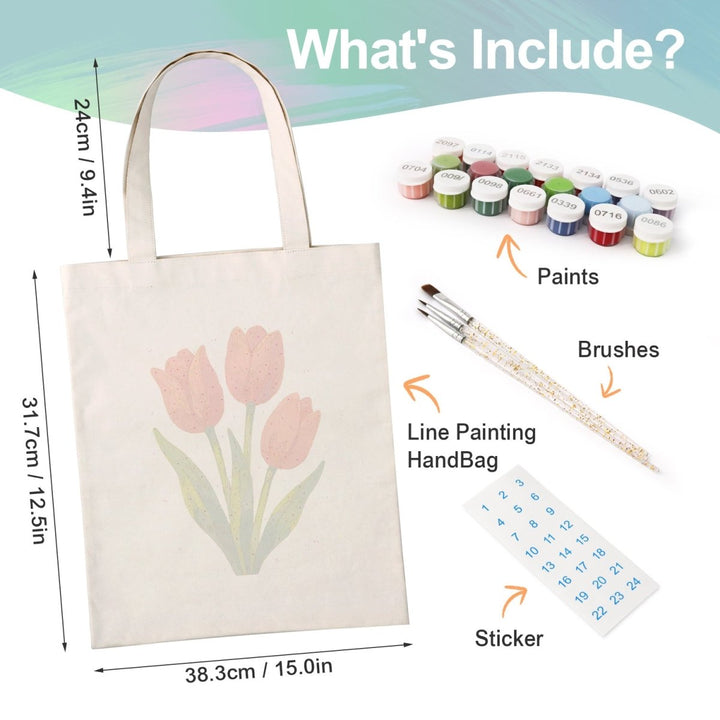 Paint By Numbers KitDIY Painting Bag No.1 - isuvio