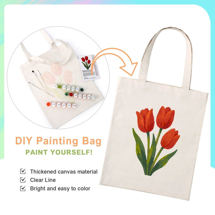 Paint By Numbers KitDIY Painting Bag No.1 - isuvio